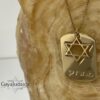 Engraved Star of David Dog Tag Necklace — view 7