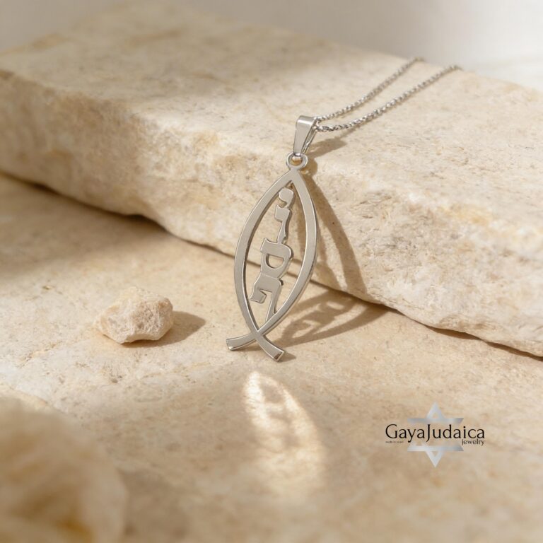 Personalized Ichthus Name Pendant — view 12
