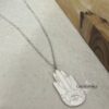 Protective Hamsa Necklace with Names — view 8