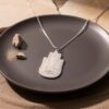 Protective Hamsa Necklace with Names — view 14