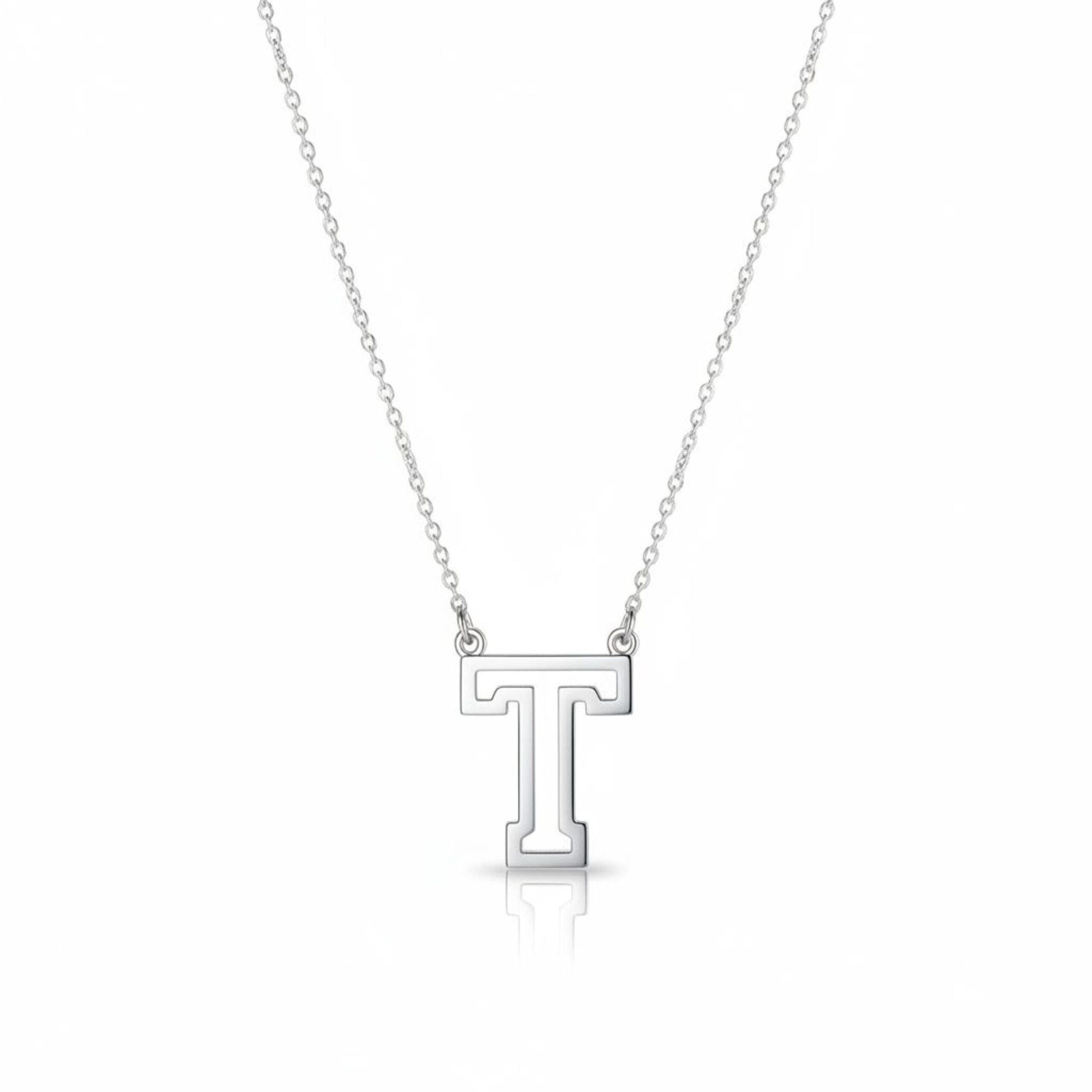 Custom Varsity Initial Pendant — Stylish Personalized Necklace Custom Varsity Initial Pendant — Stylish Personalized Necklace
