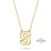 Custom Varsity Initial Pendant — view 4