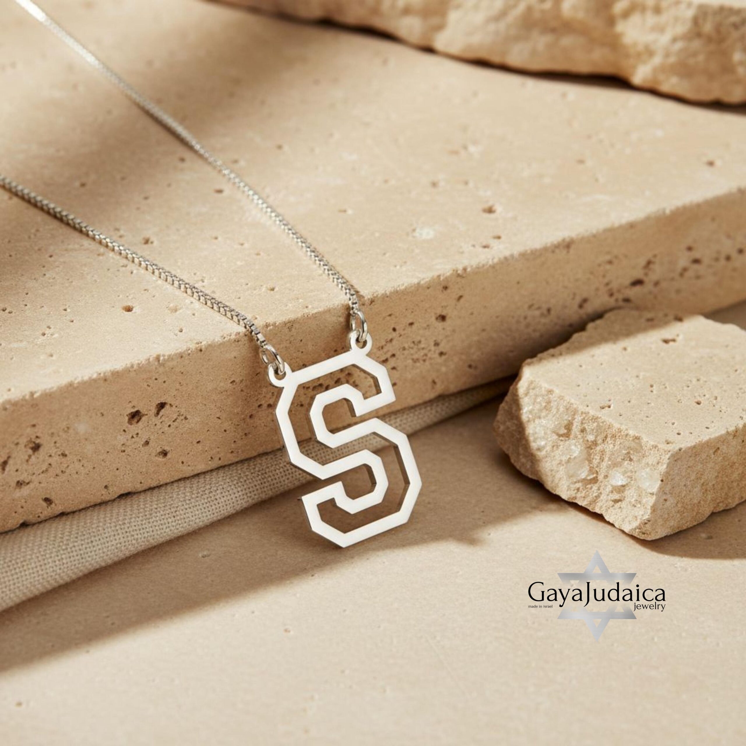 Custom Varsity Initial Pendant — Stylish Personalized Necklace Custom Varsity Initial Pendant — Stylish Personalized Necklace