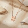 Custom Varsity Initial Pendant — view 9