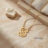 Custom Varsity Initial Pendant — view 10