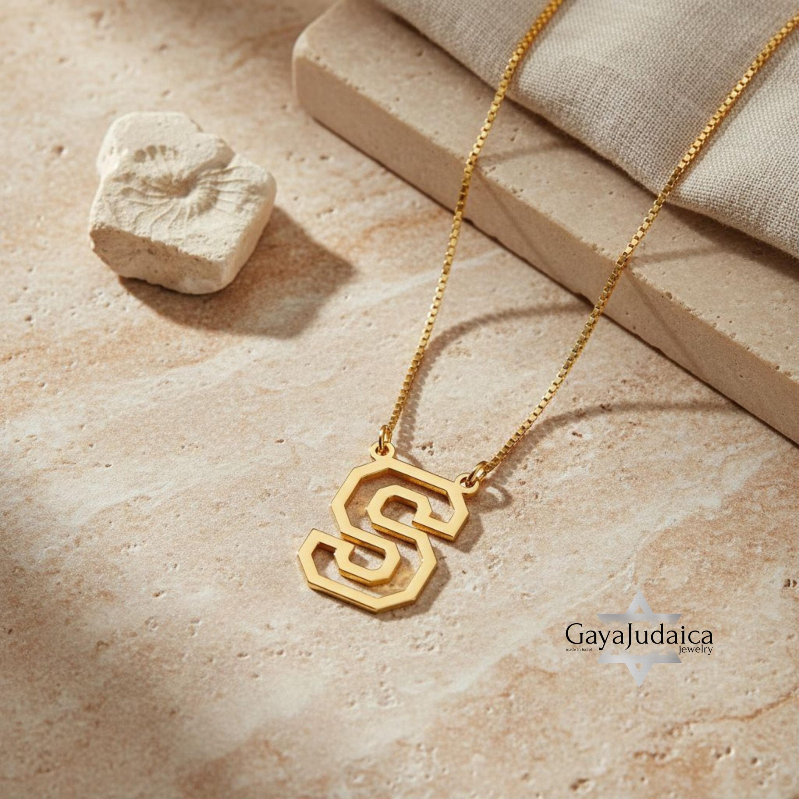 Custom Varsity Initial Pendant — Stylish Personalized Necklace Custom Varsity Initial Pendant — Stylish Personalized Necklace