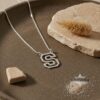 Custom Varsity Initial Pendant — view 13