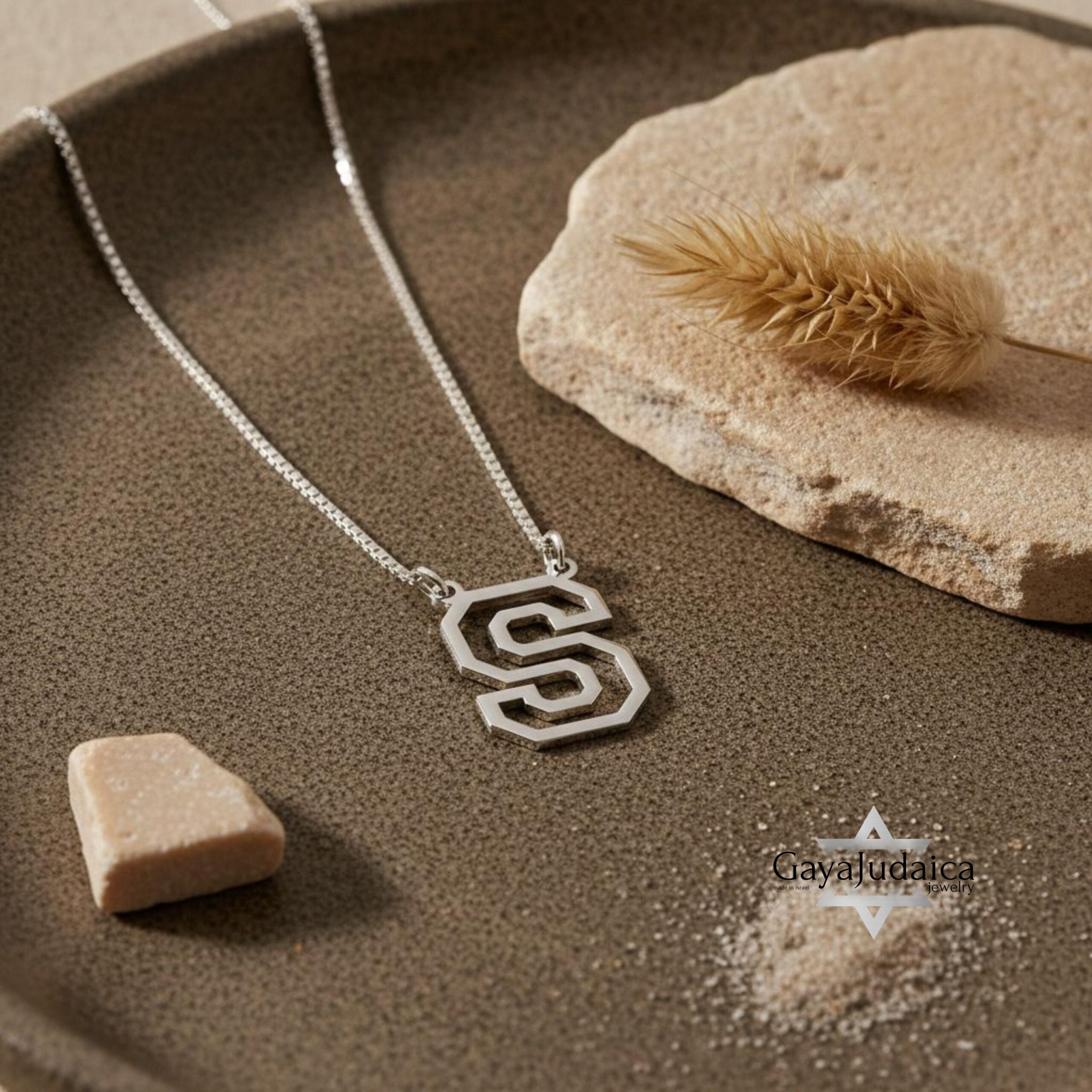 Custom Varsity Initial Pendant — Stylish Personalized Necklace Custom Varsity Initial Pendant — Stylish Personalized Necklace