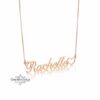 Nameplate Necklace with Heart Detail — view 4