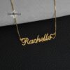 Nameplate Necklace with Heart Detail — view 6