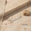 Nameplate Necklace with Heart Detail — view 9