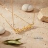 Nameplate Necklace with Heart Detail — view 14