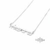 Personalized Two Hebrew Names Necklace — view 2
