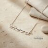 Personalized Two Hebrew Names Necklace — view 14