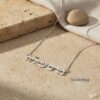 Personalized Two Hebrew Names Necklace — view 15