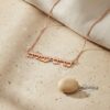 Personalized Two Hebrew Names Necklace — view 17