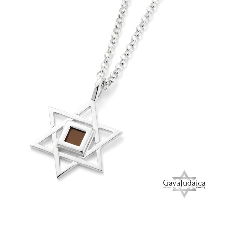 Star of David Nano Bible Necklace — view 2