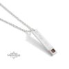 Custom Engraved Nano Bible Bar Necklace — view 2