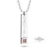 Custom Engraved Nano Bible Bar Necklace — view 3