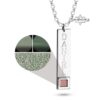 Custom Engraved Nano Bible Bar Necklace — view 4