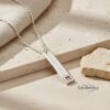 Custom Engraved Nano Bible Bar Necklace — view 11
