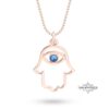 Evil Eye Hamsa Necklace — view 4