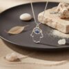 Evil Eye Hamsa Necklace — view 11