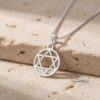 Star of David Pendant Necklace — view 1