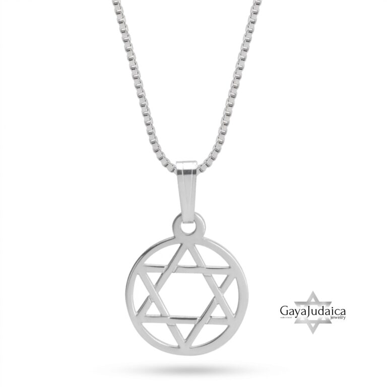 Star of David Pendant Necklace — view 2
