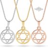 Star of David Pendant Necklace — view 5
