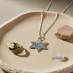 Star of David Western Wall Engraving Necklace — Israeli Pendant