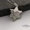 Star of David Western Wall Engraving Necklace — view 6