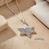 Star of David Western Wall Engraving Necklace — view 8