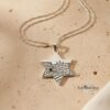 Star of David Western Wall Engraving Necklace — view 9