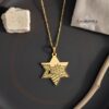 Star of David Western Wall Engraving Necklace — view 12