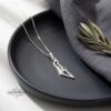 Israel Map Necklace with Custom Hebrew Name — view 6