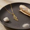 Shema Israel Map Necklace — Sterling Silver Judaica — view 10
