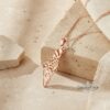 Shema Israel Map Necklace — Sterling Silver Judaica — view 11