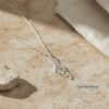 Shema Israel Map Necklace — Sterling Silver Judaica — view 15