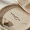 Shema Israel Map Necklace — Sterling Silver Judaica — view 17