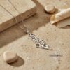Shema Israel Map Necklace — Sterling Silver Judaica — view 18