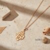 Sterling Silver Hebrew Verse Necklace — Song of Solomon — view 14