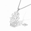 Shema Israel Necklace — Sterling Silver & Gold — view 2