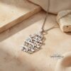 Shema Israel Necklace — Sterling Silver & Gold — view 18