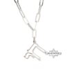 Sterling Silver Chai Necklace — view 9