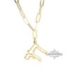 Sterling Silver Chai Necklace — view 10