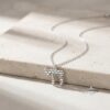 Dainty Hebrew Chai Necklace — view 1