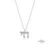 Dainty Hebrew Chai Necklace — view 2