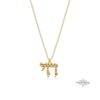 Dainty Hebrew Chai Necklace — view 3