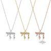 Dainty Hebrew Chai Necklace — view 5